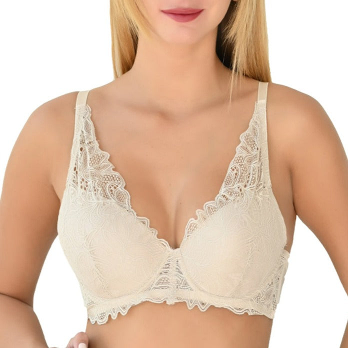 Brasier coordinable con encaje en escote 24345 Lady Carnival