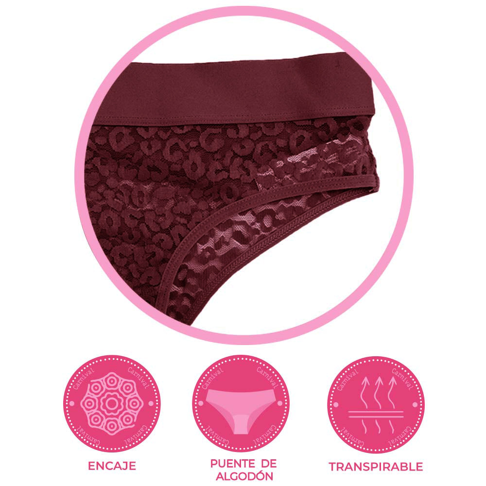 Pantie coordinable estampado animal print 74346 Lady Carnival