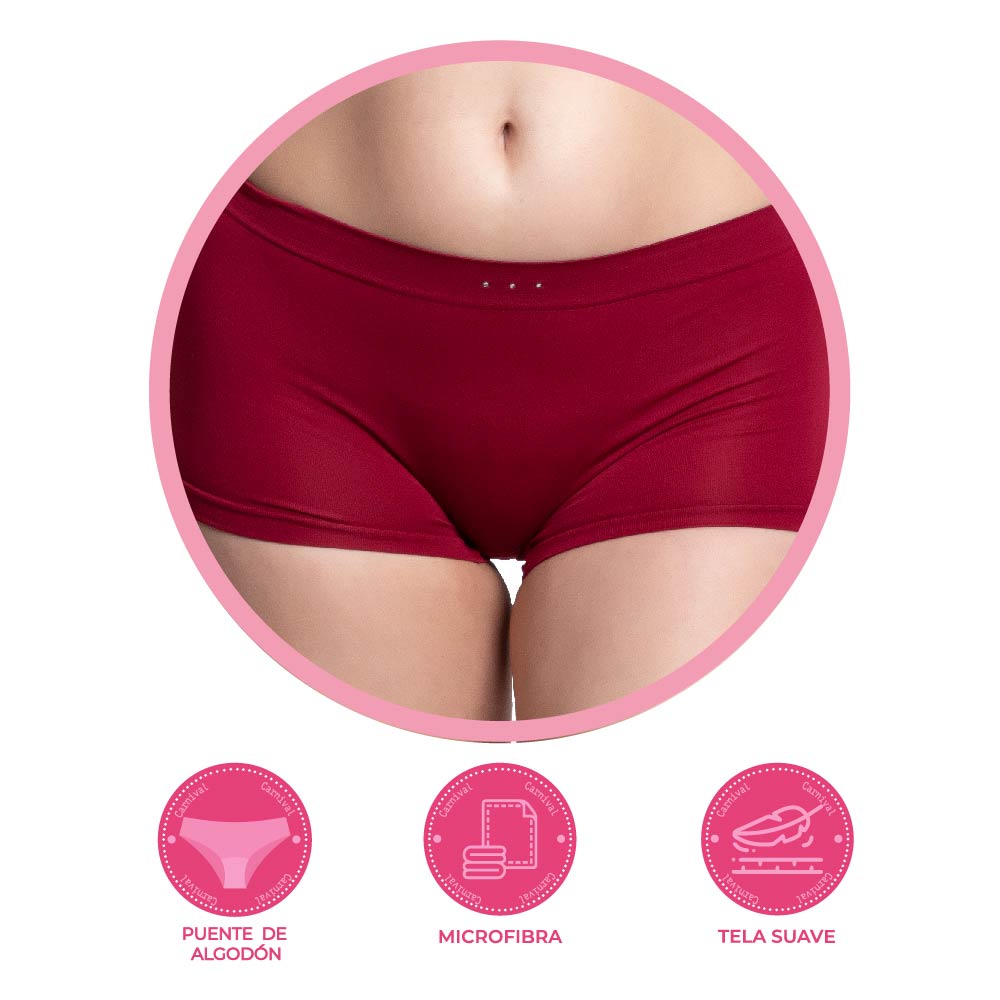 Bóxer coordinable rosa seamless 115801 Carnival Carnival