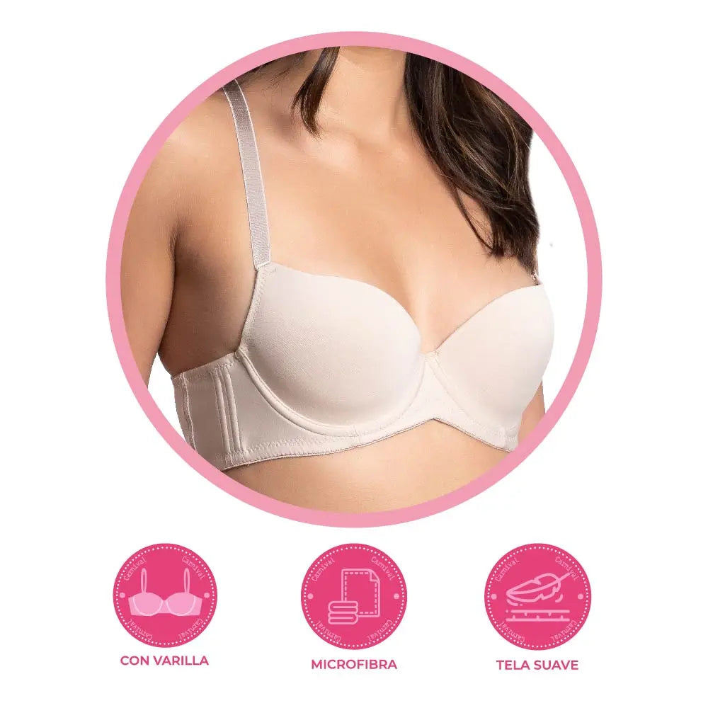 Brasier beige básico con varillas 21020 Carnival Carnival