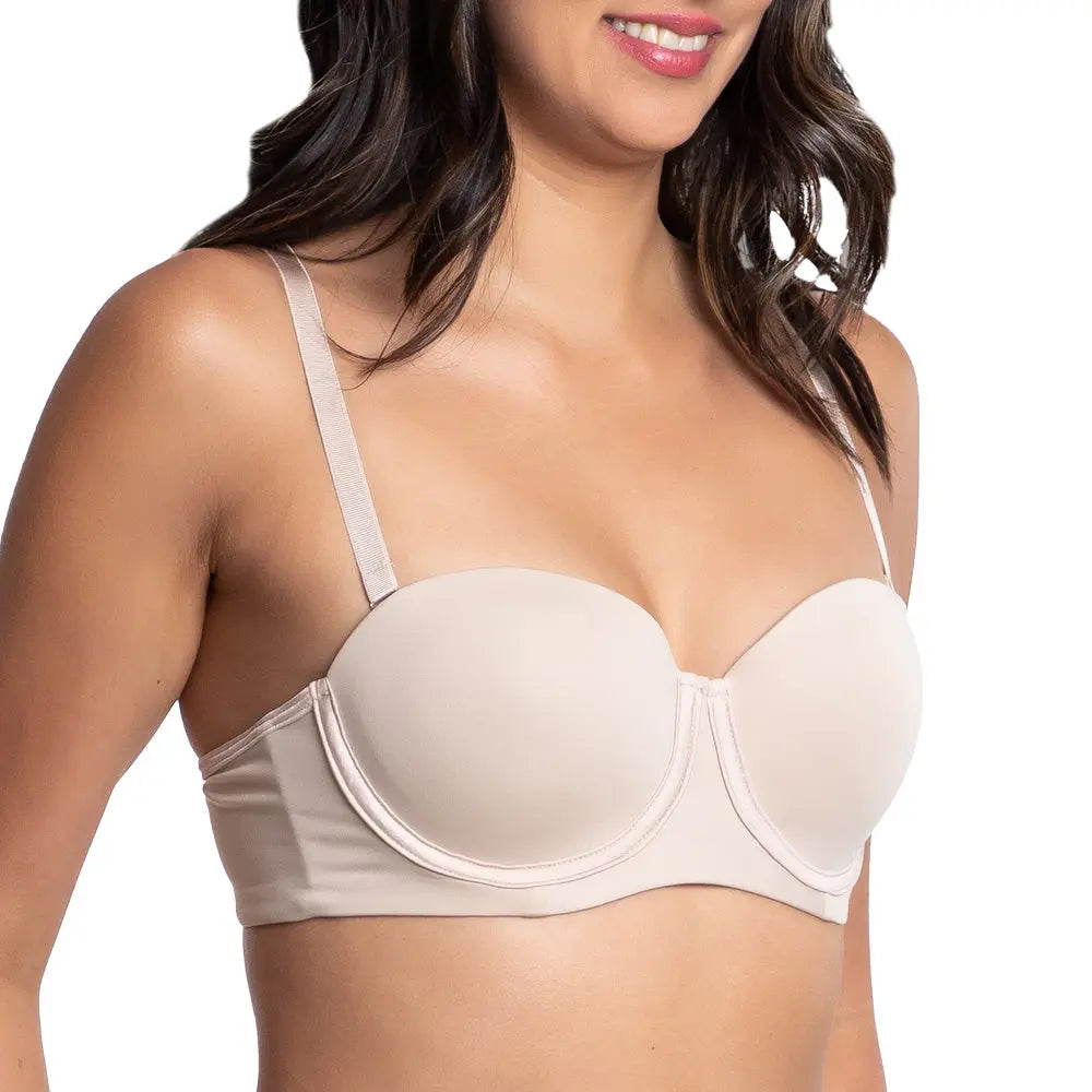 Brasier beige con tirantes removibles 21022 Carnival Carnival