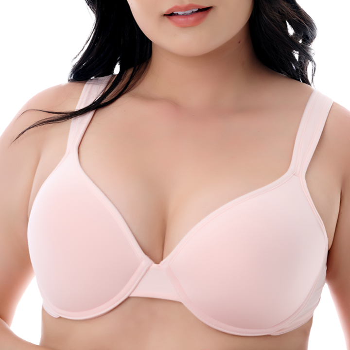 Brasier de talla extra con tirantes acolchonados rosa 23359 Carnival.