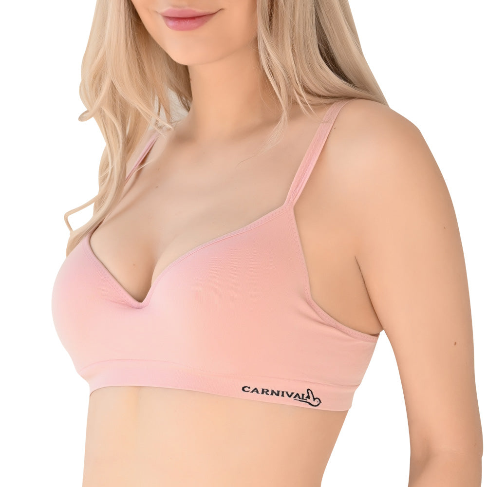 Brasier estilo top deportivo con logo impreso 23780