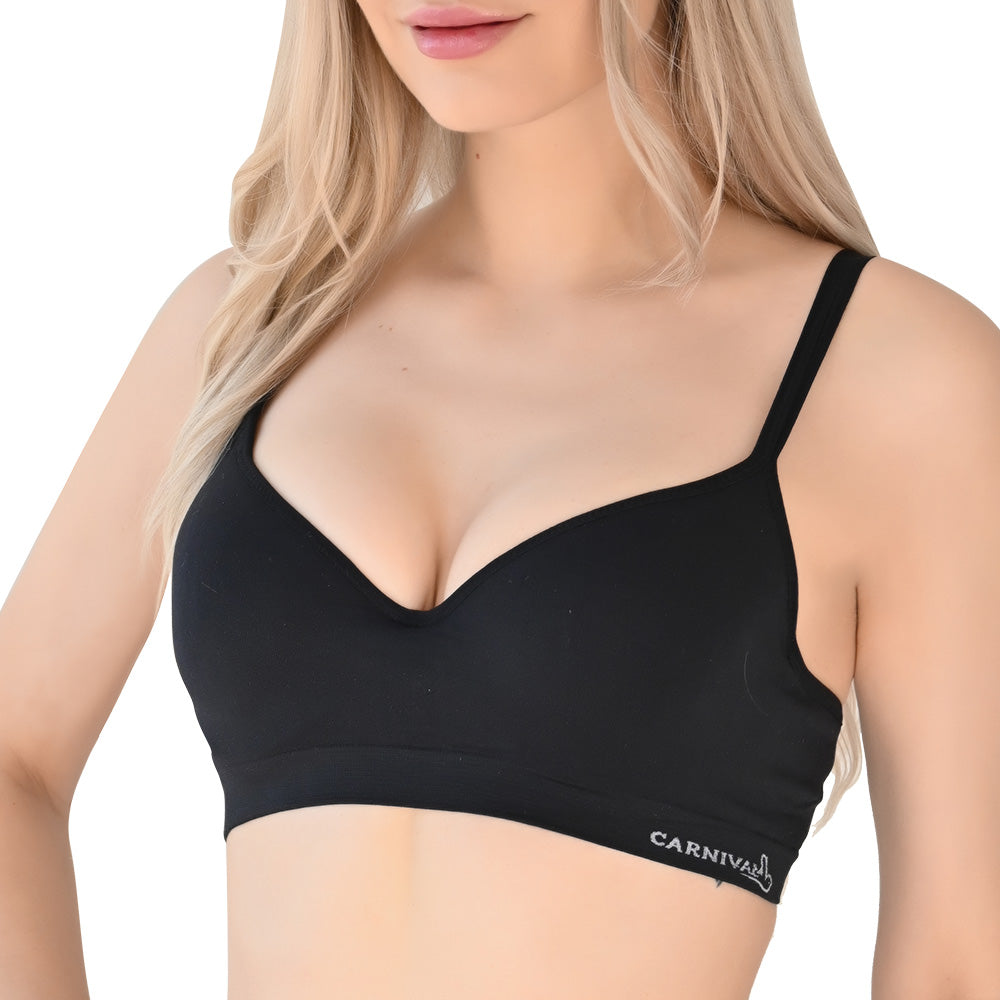 Brasier estilo top deportivo con logo impreso 23780