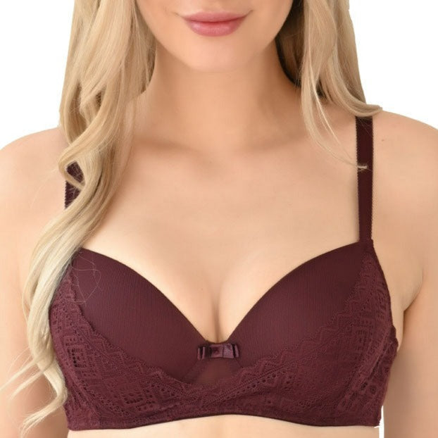 Brasier coordinable con aplicación de encaje 23980 Lady Carnival Carnival