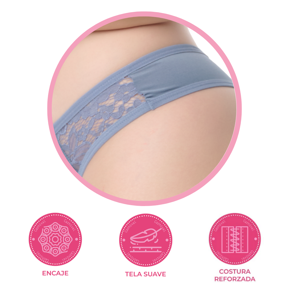 Tanga coordinable con detalles de encaje al frente 74177 Lady Carnival Carnival