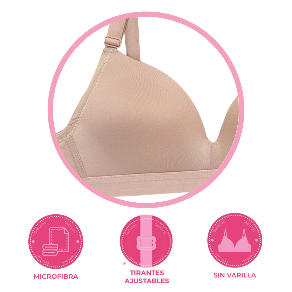 Brasier coordinable sin varilla beige 24170 Lady Carnival Carnival