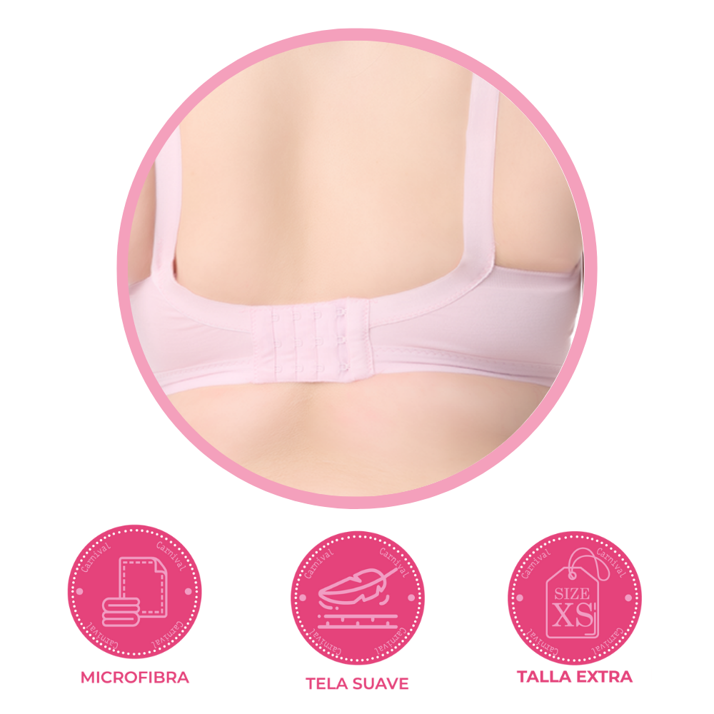 Brasier coordinable de talla extra sin varilla 24184 Lady Carnival