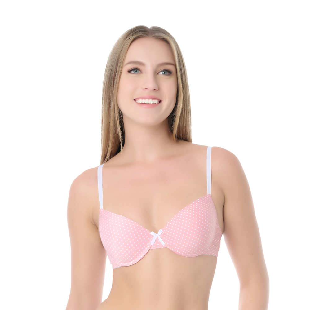 Set de 2 brasier teen con copa preformada y varilla 24194 Teens Carnival Lenceria