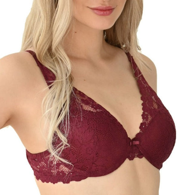 Brasier coordinable con aplicaciones de encaje en gota 24231 Lady Carnival Carnival
