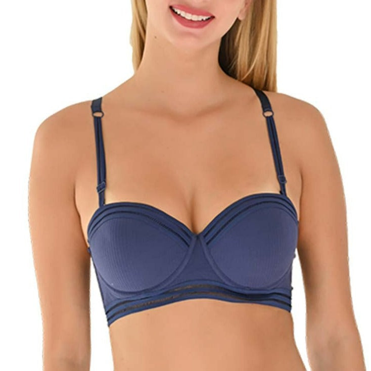 Brasier coordinable strapless con varilla 24361 Lady Carnival