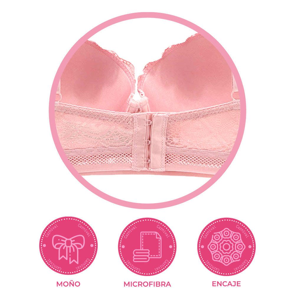 Brasier coordinable de peto largo 24376 Lady Carnival Carnival