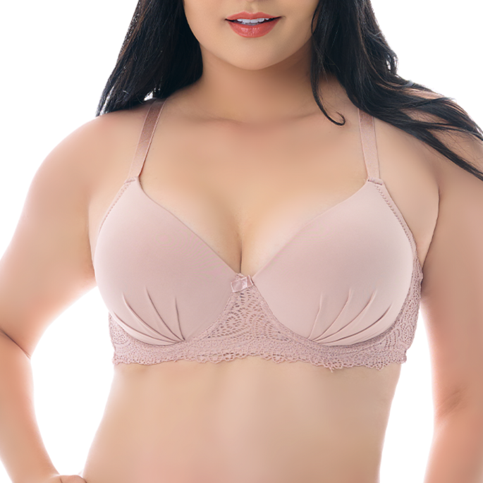 Brasier coordinable de talla extra con encaje 24380 Lady Carnival
