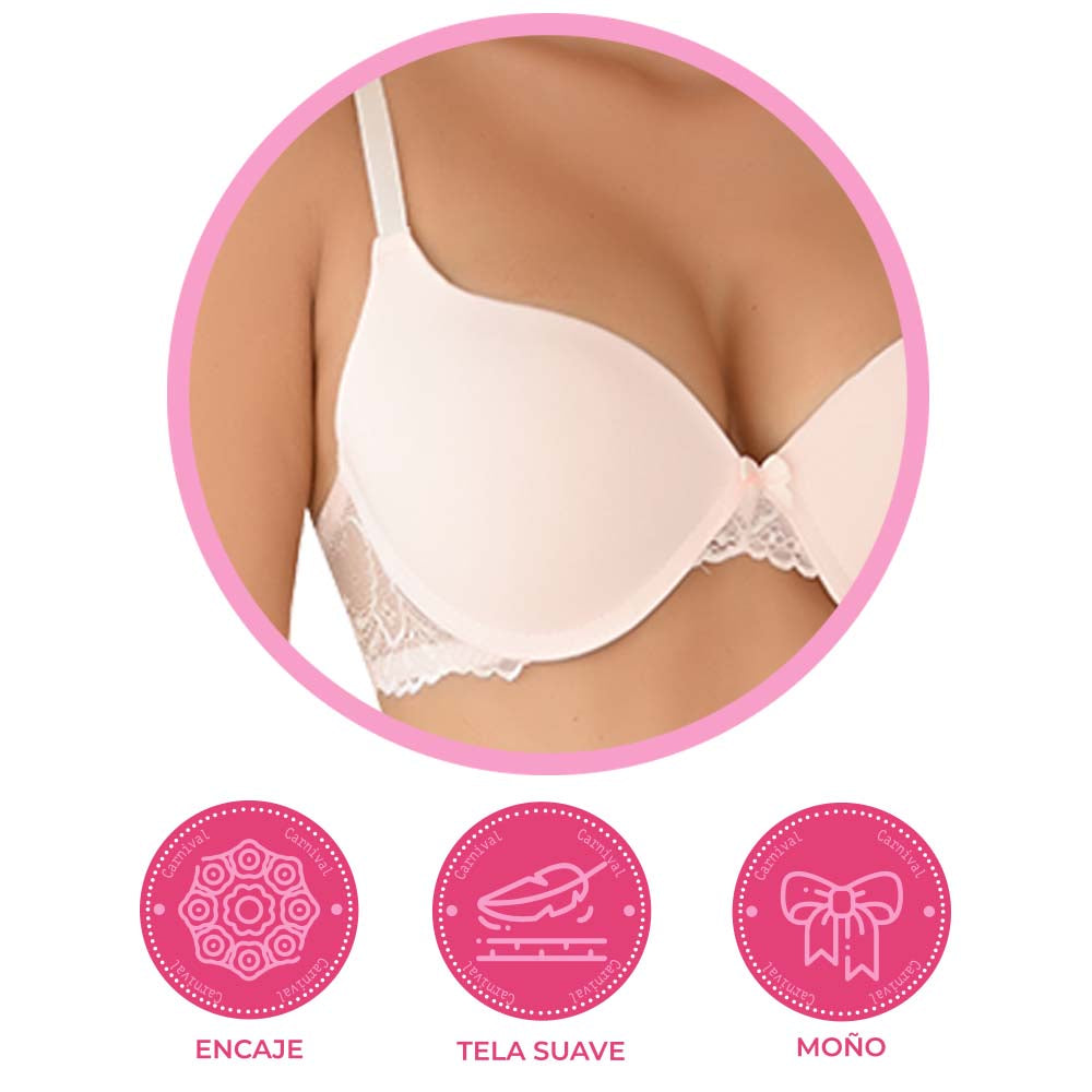 Brasier coordinable con detalles de encaje 24389 Carnival Carnival