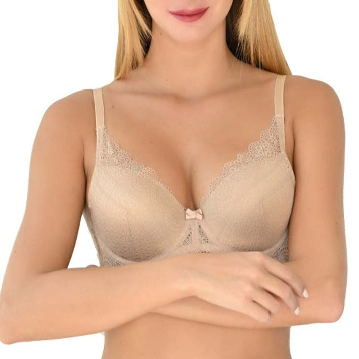 Brasier coordinable con aplicaciones de encaje en gota 24405 Lady Carnival Carnival