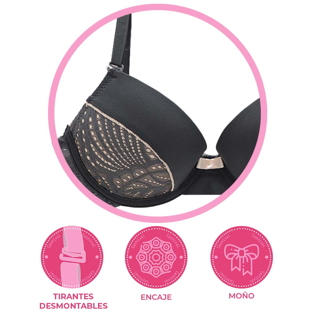 Brasier coordinable con detalles de encaje 24412 Lady Carnival Carnival