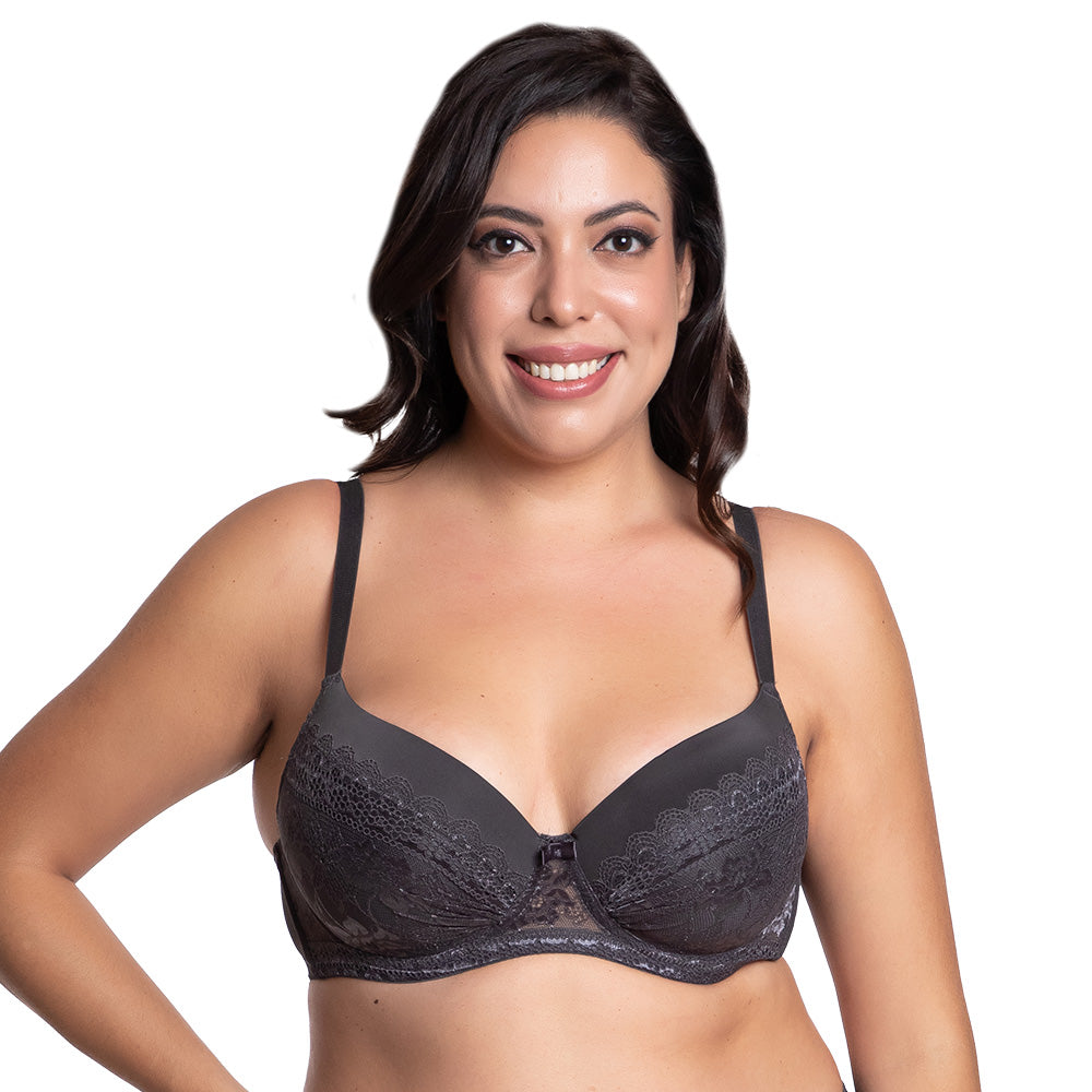 Brasier coordinable de talla extra con detalles de encaje 24413 Lady Carnival Carnival