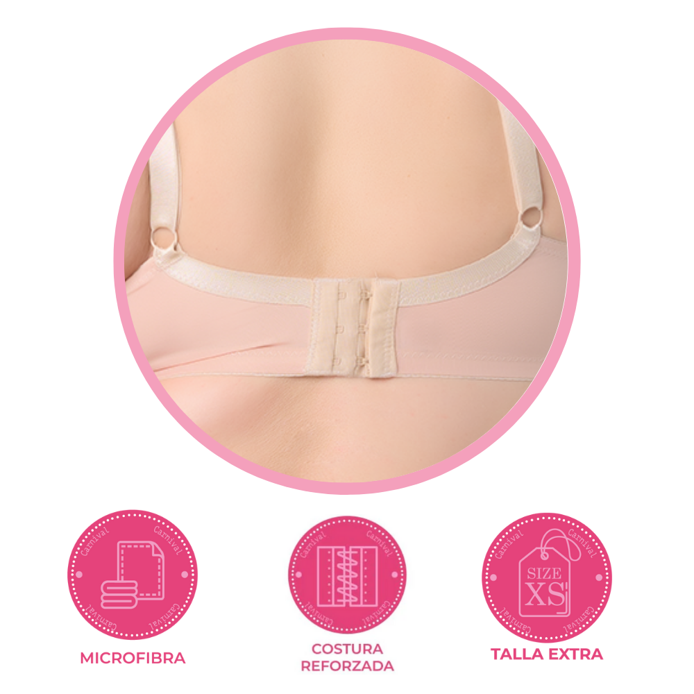 Brasier coordinable de talla extra con detalles de encaje 24413 Lady Carnival Carnival