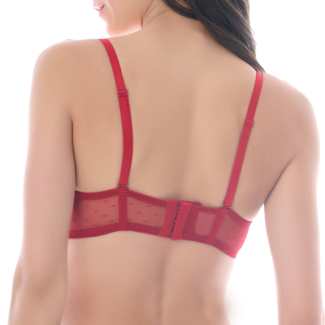 Brasier coordinable strapless con encaje 24422 Lady Carnival