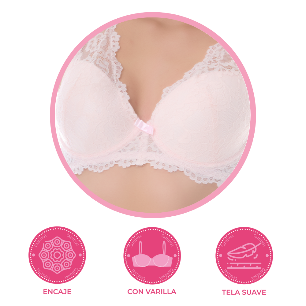 Brasier coordinable copa en forma de gota 24429 Lady Carnival Carnival
