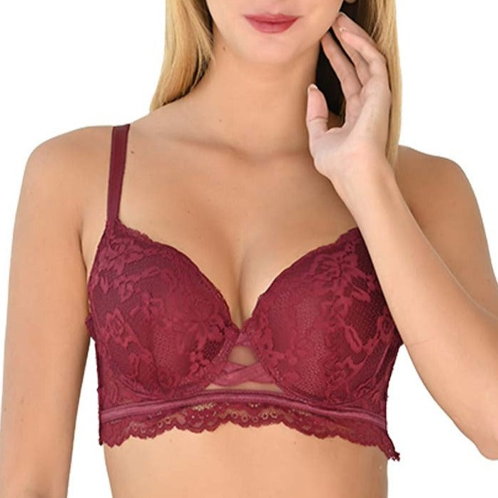 Brasier coordinable con varilla y encaje 24432 Lady Carnival Carnival