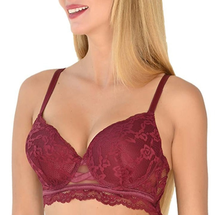 Brasier coordinable con varilla y encaje 24432 Lady Carnival Carnival