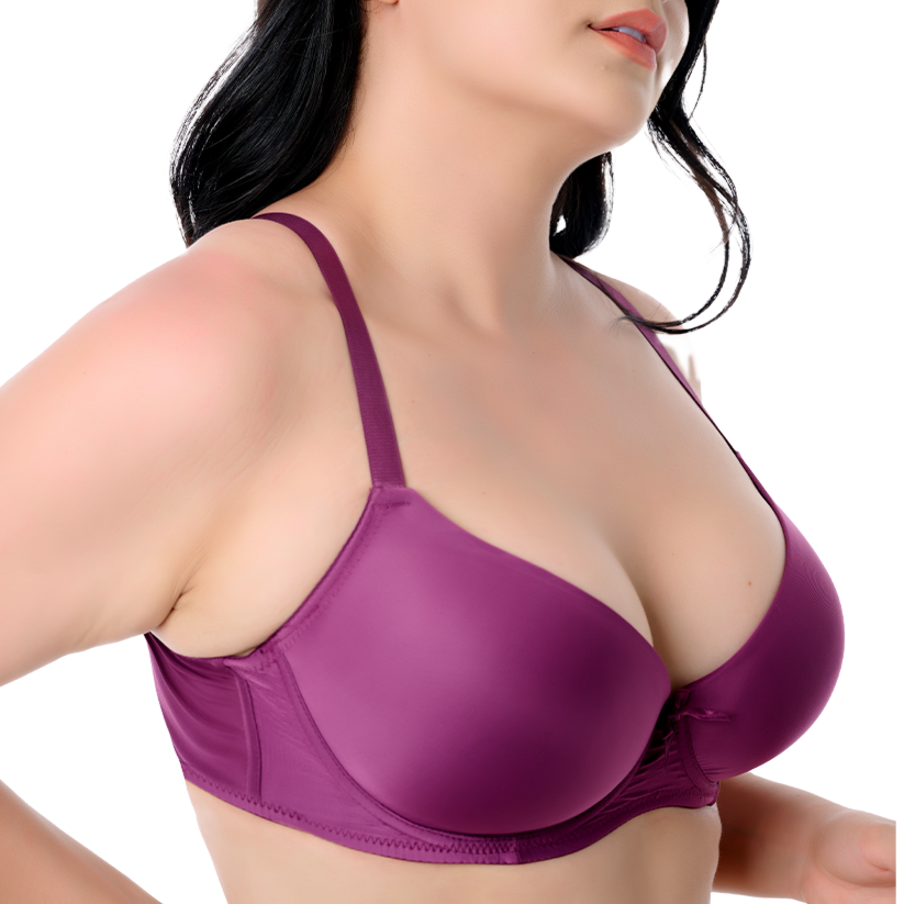 Brasier de talla extra con varilla morado 24441 Carnival. Carnival