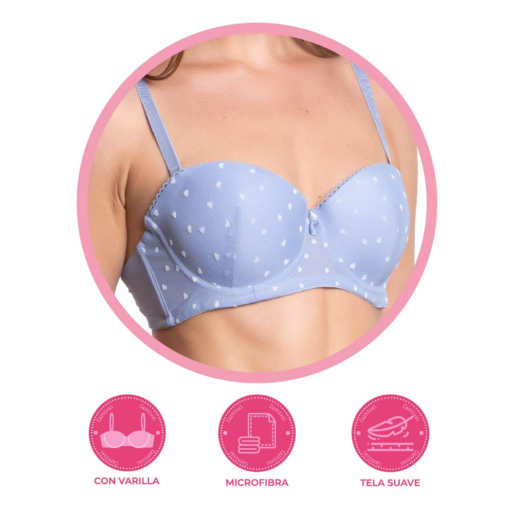 Brasier coordinable strapless 24502 Carnival Carnival