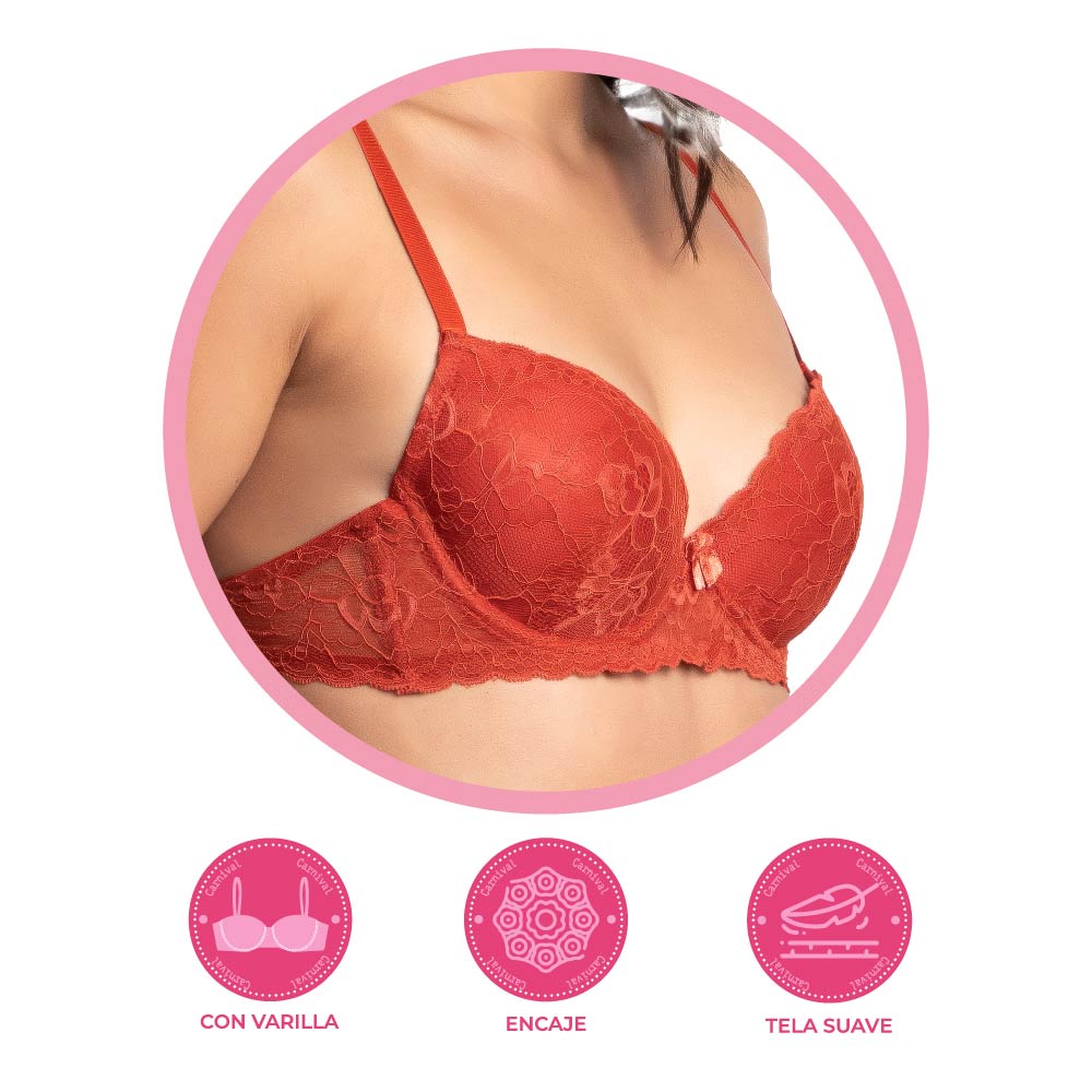 Brasier coordinable de encaje 24512 Carnival