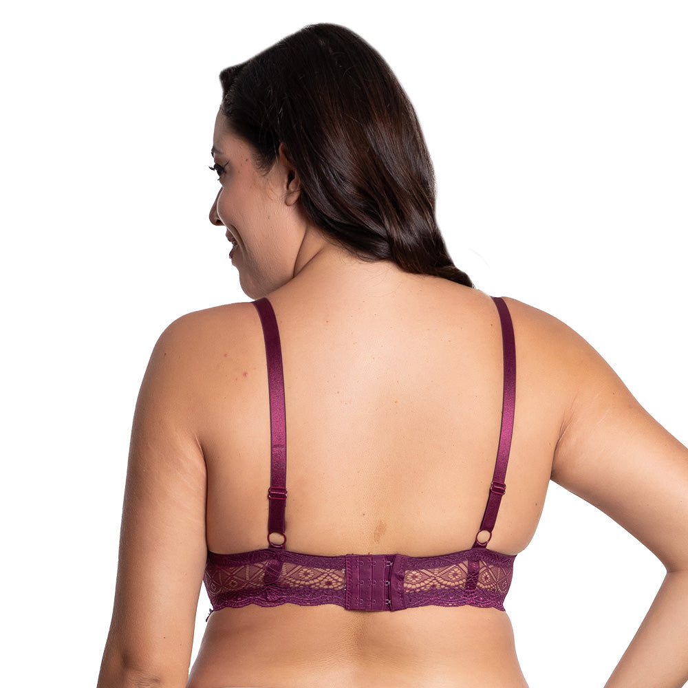 Brasier de talla extra con varilla y encaje 24563 Lady Carnival