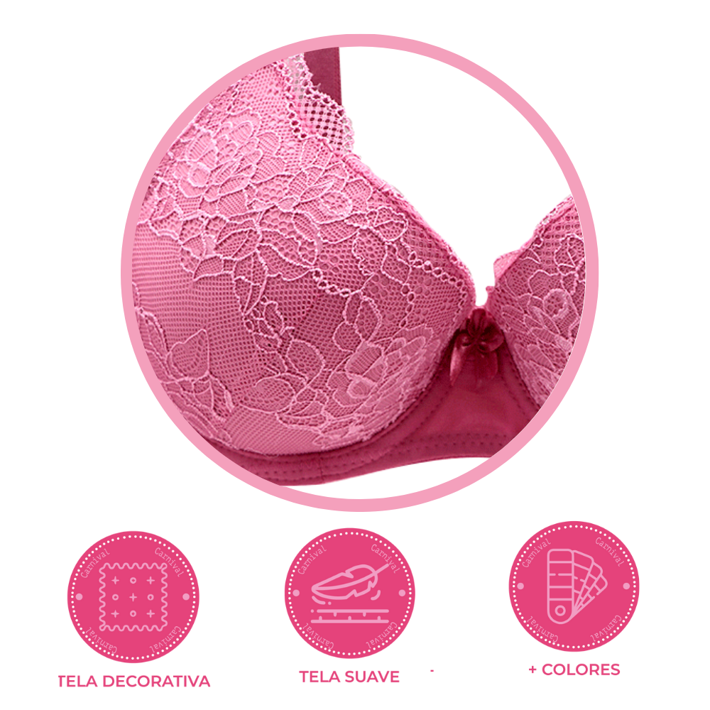 Brasier coordinable con varilla rosa 24620 Carnival Carnival