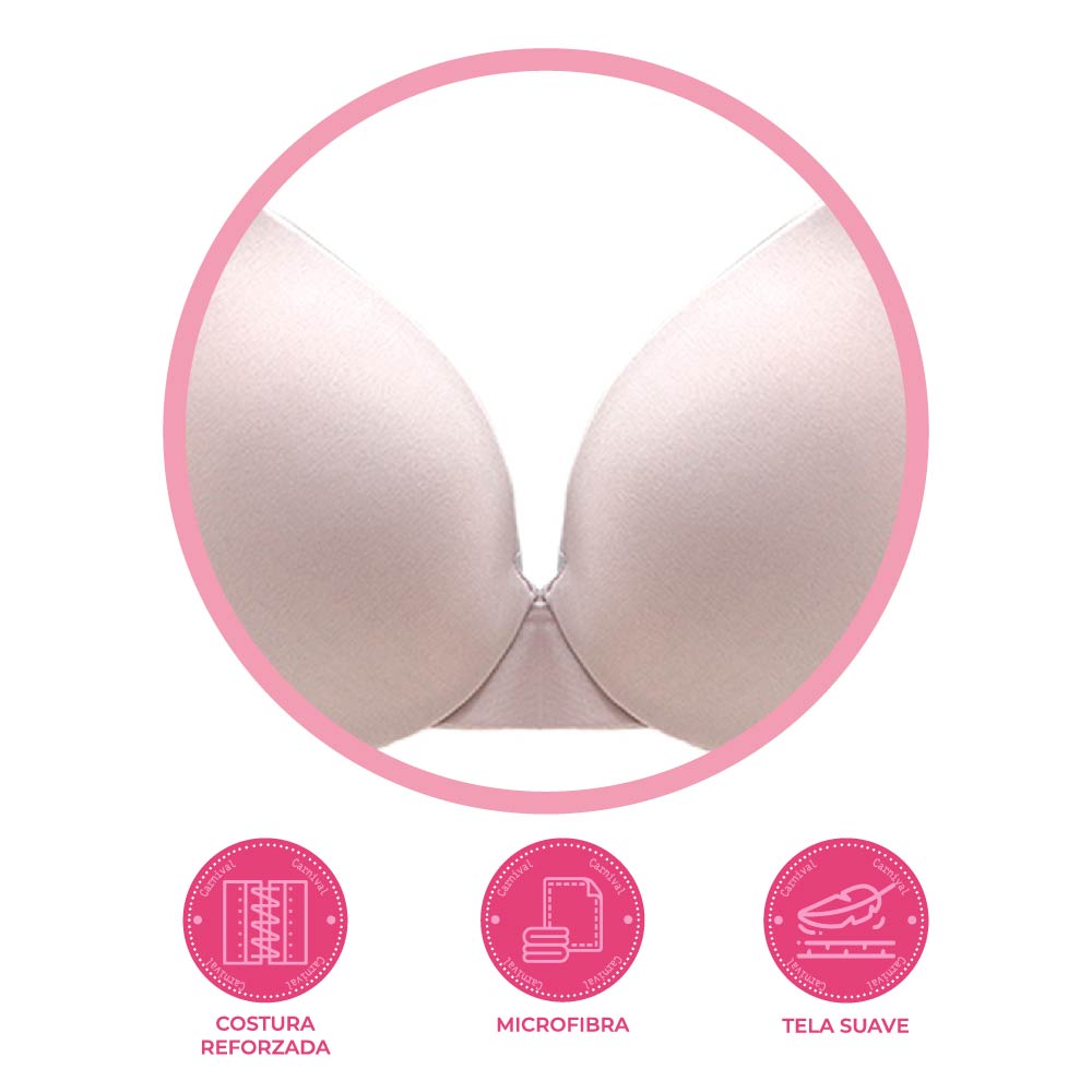 Brasier malva básico corte láser 24633 Carnival Carnival Lenceria