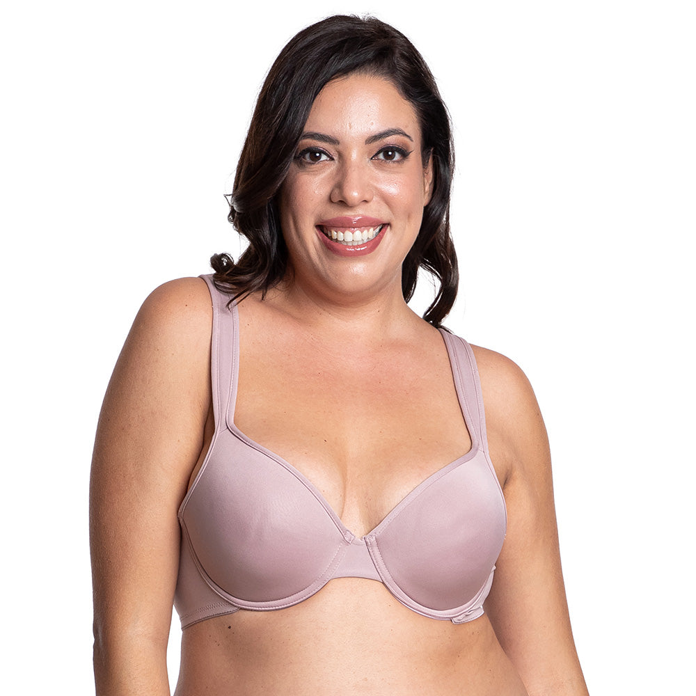 Brasier de talla extra con tirantes acolchonados malva 24634 Carnival