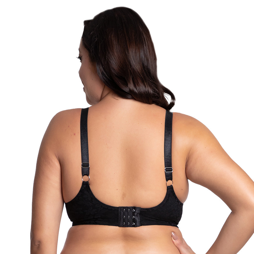 Brasier negro de talla extra con varilla 24635 Carnival Carnival Lenceria