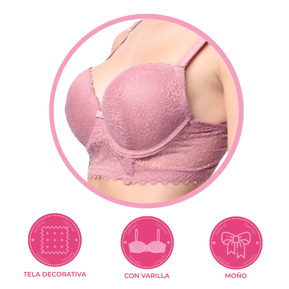 Brasier coordinable de copa preformada con varilla 24674 Lady Carnival Carnival