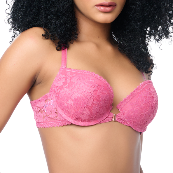 Brasier coordinable con broche al frente 24678 Lady Carnival
