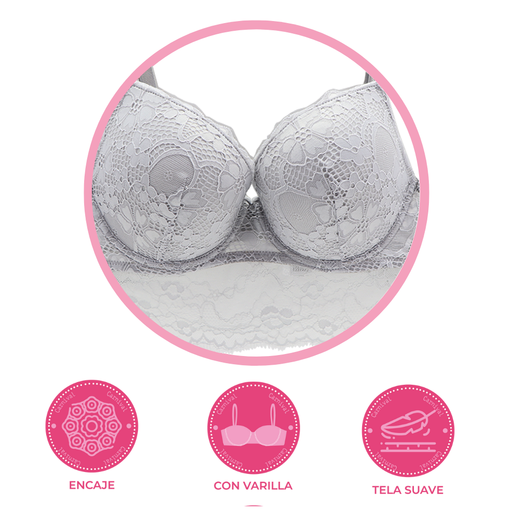 Brasier coordinable de peto largo con varilla 24716 Lady Carnival Carnival