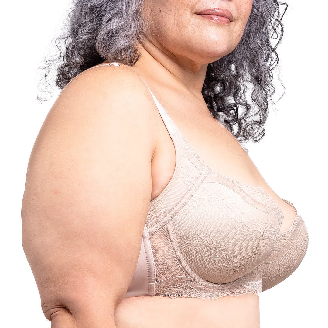 Brasier de talla extra con push up 24727 Lady Carnival