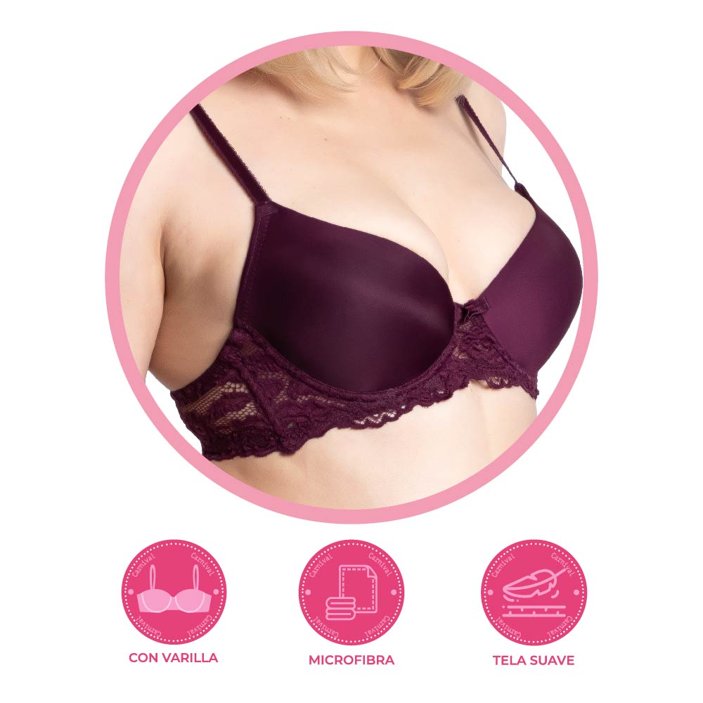 Brasier coordinable con varilla 24781 Carnival Carnival Lenceria