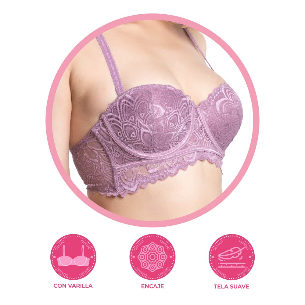 Brasier coordinable strapless 24805 Lady Carnival Carnival