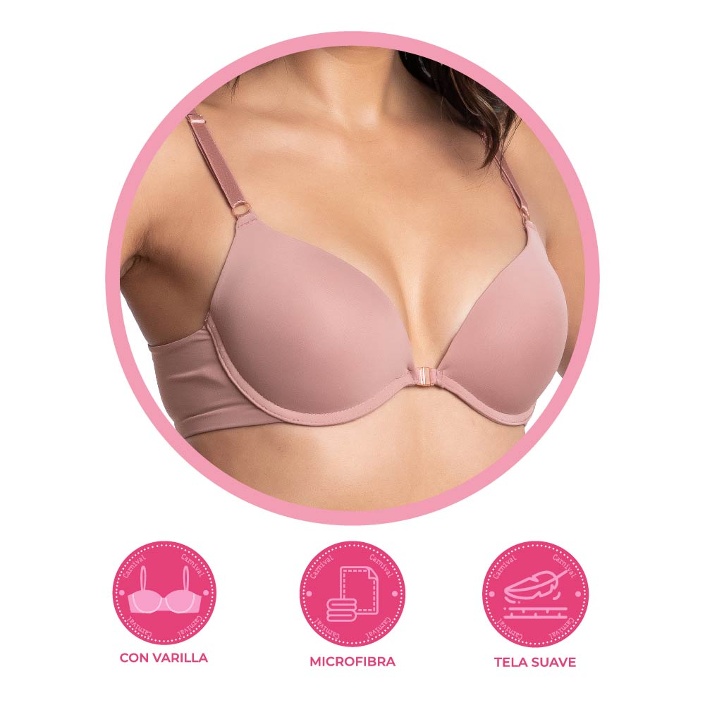 Set de dos bras con broche al frente 24823 Carnival