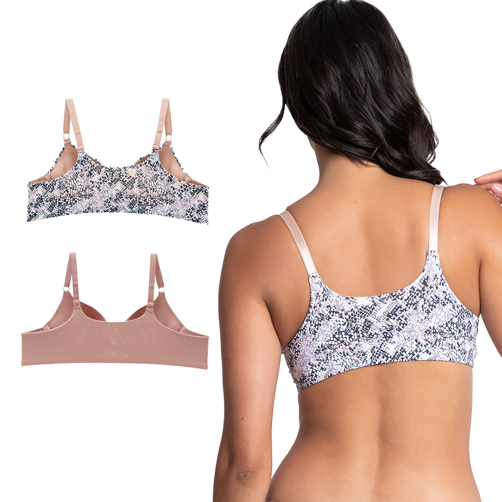 Set de dos bras con broche al frente 24823 Carnival