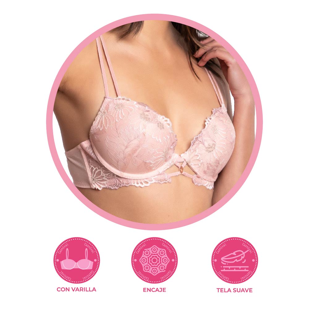 Brasier coordinable con detalles de encaje 24847 Lady Carnival Carnival