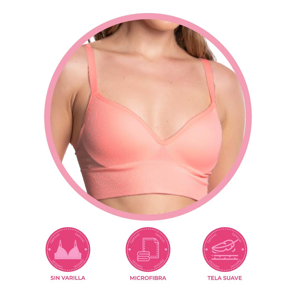Brasier coordinable estilo deportivo 24855 Carnival Fashion