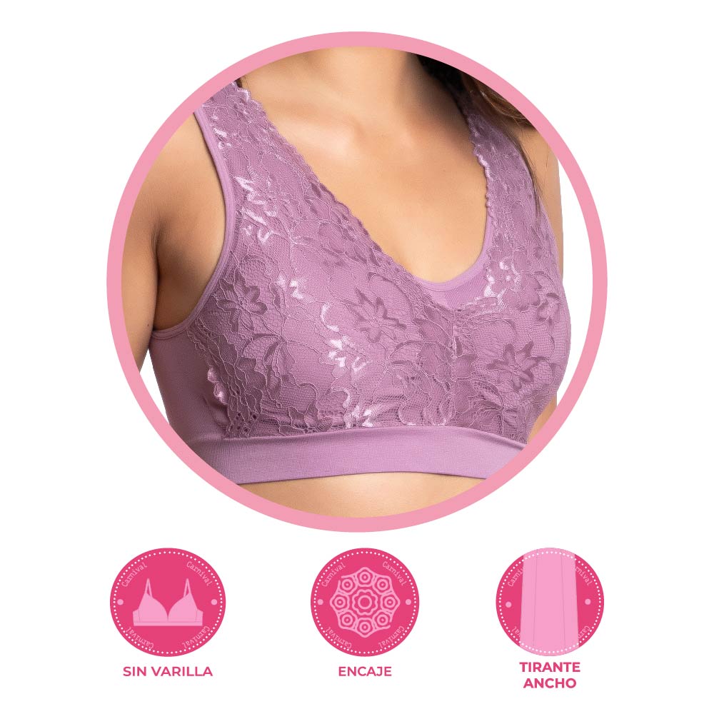 Top coordinable con detalles de encaje 24905 Lady Carnival Carnival