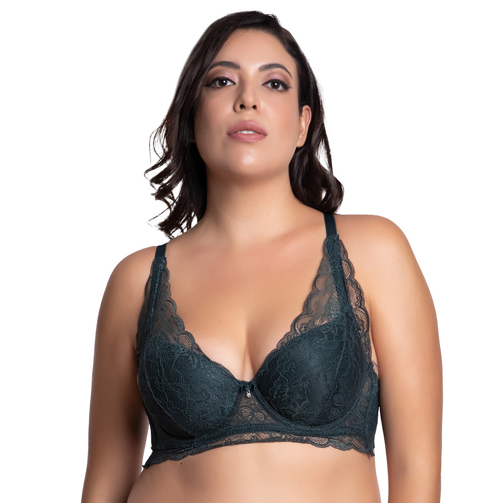 Brasier coordinable talla extra con encaje 24936 Lady Carnival