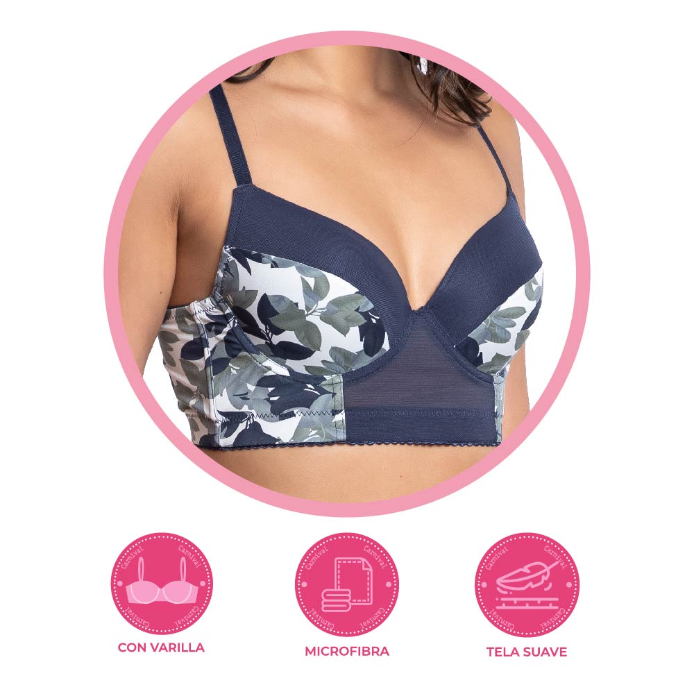 Brasier coordinable de peto largo 24937 Carnival Fashion