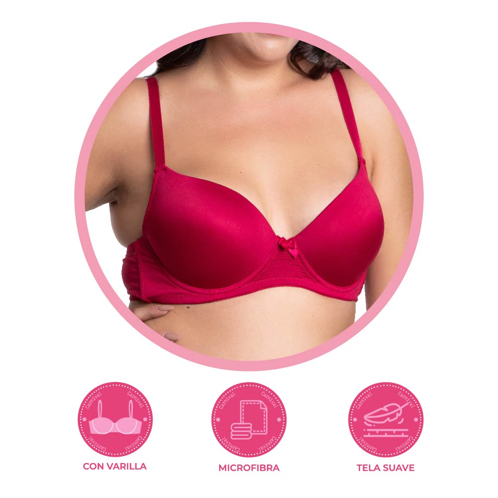 Brasier coordinable con varilla de talla extra 24983 Lady Carnival Carnival