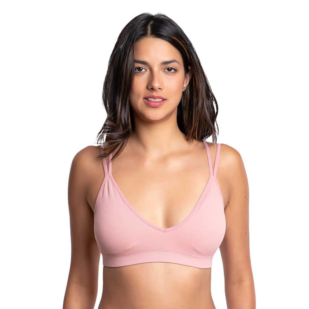 Top coordinable rosa con tirantes dobles 25000 Carnival Carnival