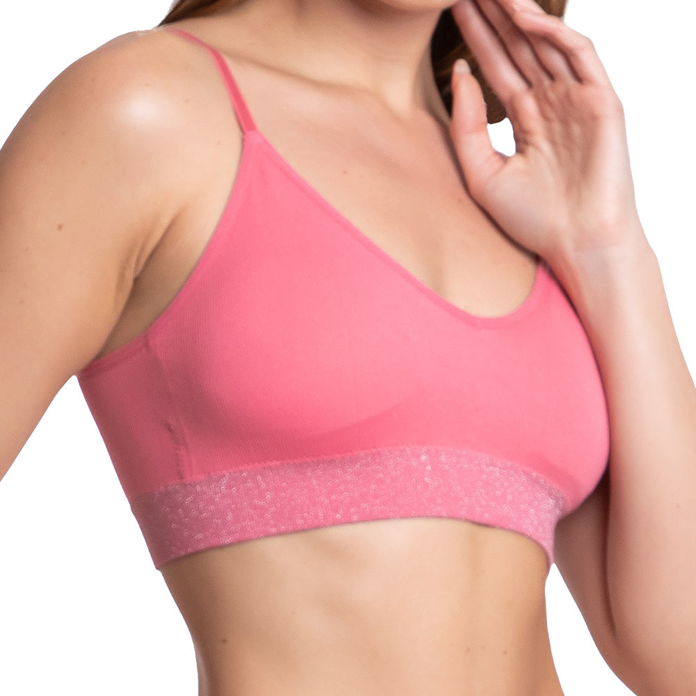 Top coordinable efecto glitter 25006 Teens Carnival